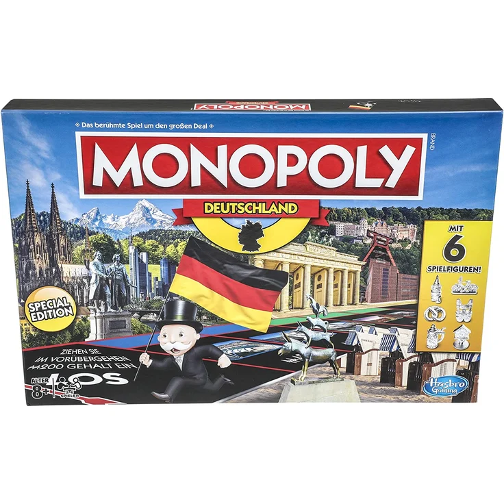Hasbro Gaming E1553100 Monopoly Deutschland, Familienspiel – Bild 2