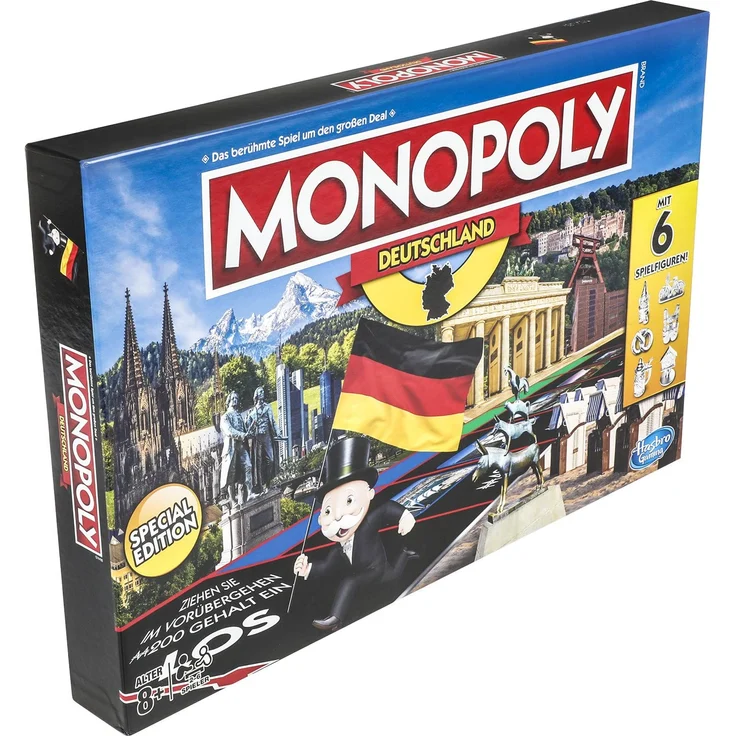 Hasbro Gaming E1553100 Monopoly Deutschland, Familienspiel – Bild 4