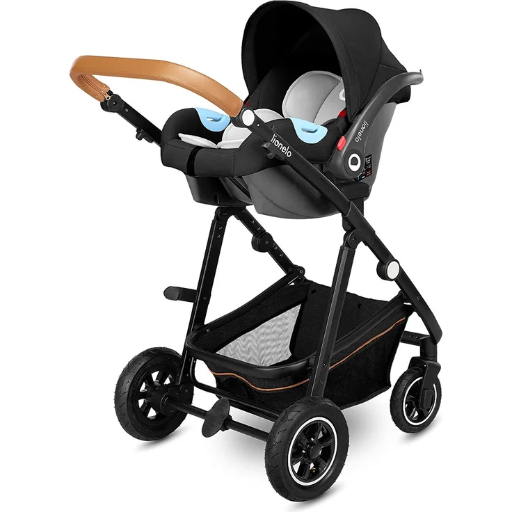 Lionelo 'Amber' Kombikinderwagen 4plusin1 Graphite – Bild 4