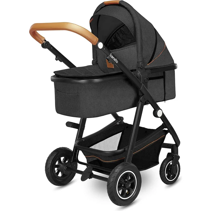 Lionelo 'Amber' Kombikinderwagen 4plusin1 Graphite – Bild 5