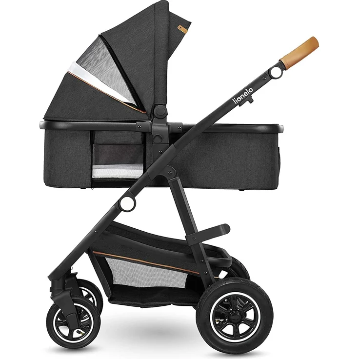 Lionelo 'Amber' Kombikinderwagen 4plusin1 Graphite – Bild 9