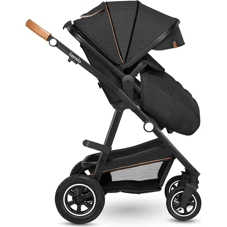 Lionelo 'Amber' Kombikinderwagen 4plusin1 Graphite – Bild 6