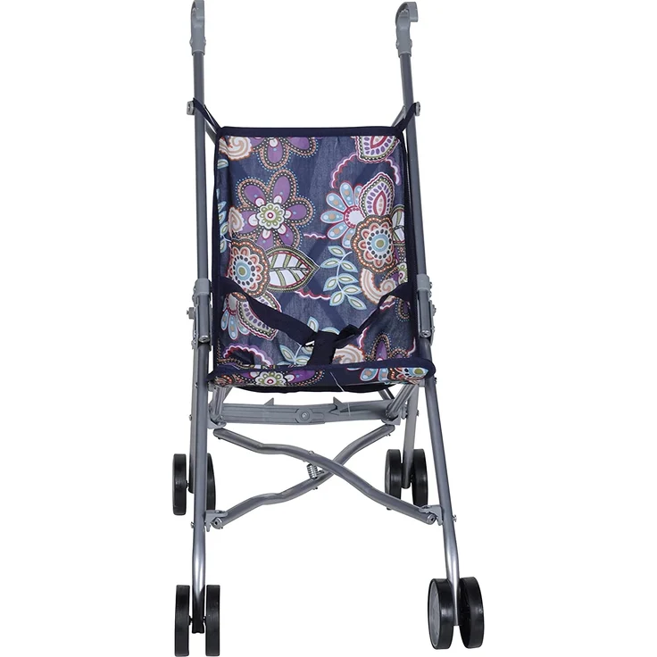 Knorrtoys 12678 - Puppenbuggy Sim - blue flowers – Bild 3