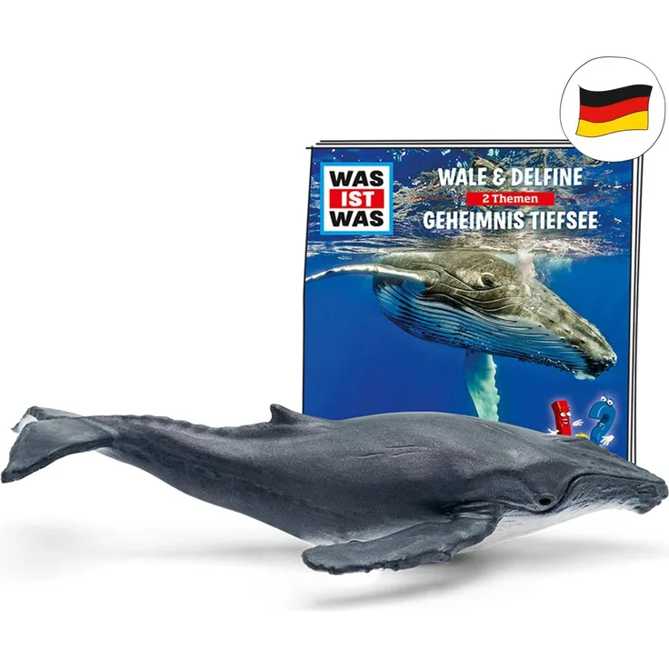 tonies Hörfiguren für Toniebox: was IST was Hörspiel – Wale und Delfine / Geheimnisse Tiefsee - ca. 79 Min - ab 6 Jahre - DEUTSCH