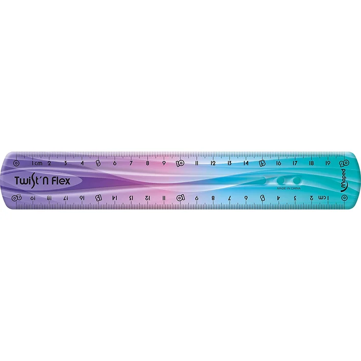 Maped 279215 - flexibles Lineal TWIST´n FLEX DECOR, 20 cm - Das Original! Mit neuem Farb-Verlauf - verschiedene Farb-Verläufe – Bild 3