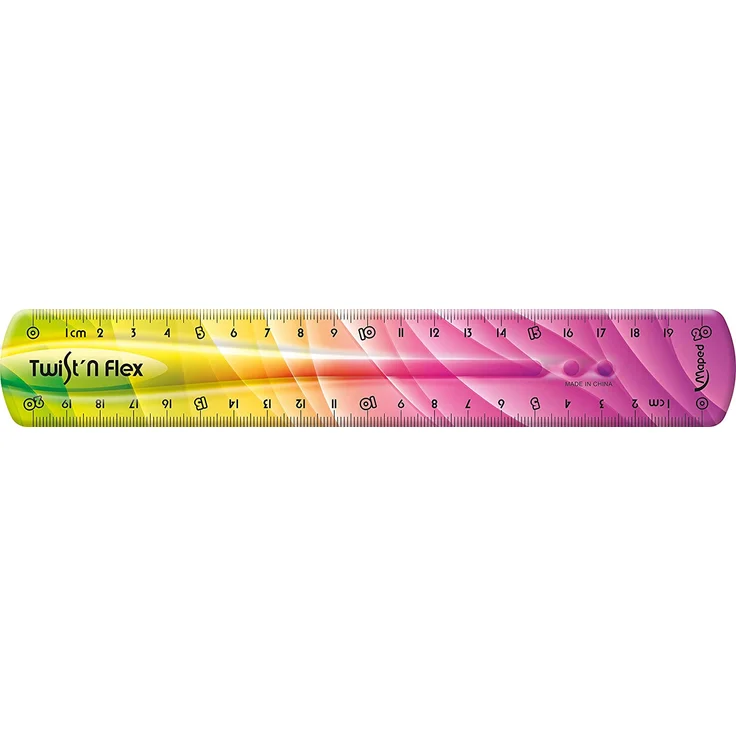 Maped 279215 - flexibles Lineal TWIST´n FLEX DECOR, 20 cm - Das Original! Mit neuem Farb-Verlauf - verschiedene Farb-Verläufe – Bild 2