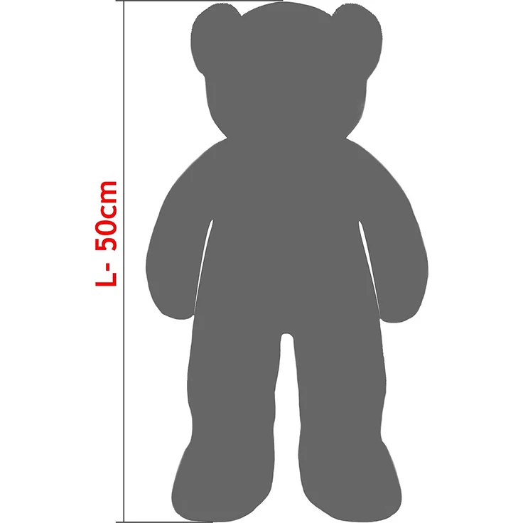 Monzana Teddybär L - XXXL 50-175cm verschiedene Farben Weiches Fell Schleife Tatzendruck Geschenk Plüschtier Kuscheltier Stofftier Riesen Teddy Bär – Bild 4
