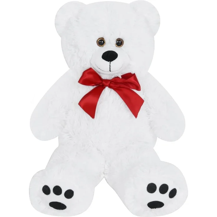 Monzana Teddybär L - XXXL 50-175cm verschiedene Farben Weiches Fell Schleife Tatzendruck Geschenk Plüschtier Kuscheltier Stofftier Riesen Teddy Bär – Bild 7