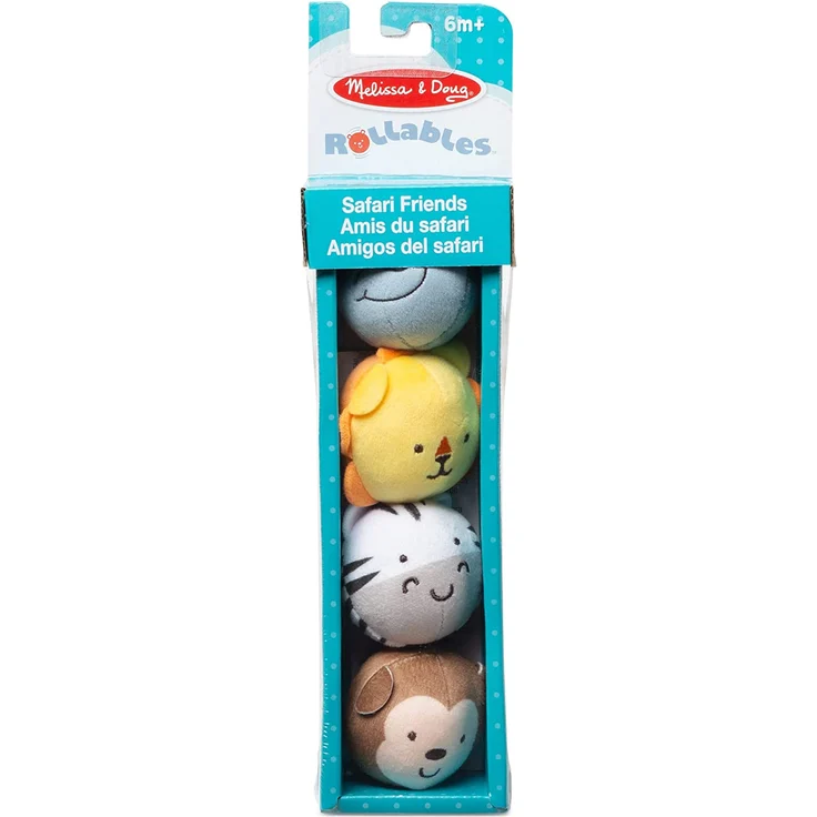Melissa & Doug Rollables Safari-Freunde Baby- und Kleinkindspielzeug | Entwicklungsspielzeug | Spielzeug mit Tieren für Babys und Kleinkinder | 0+ | Geschenk für Baby-Jungen-Mädchen – Bild 5