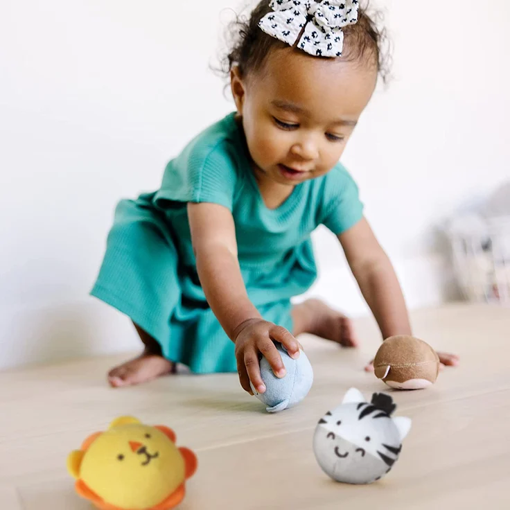 Melissa & Doug Rollables Safari-Freunde Baby- und Kleinkindspielzeug | Entwicklungsspielzeug | Spielzeug mit Tieren für Babys und Kleinkinder | 0+ | Geschenk für Baby-Jungen-Mädchen – Bild 3