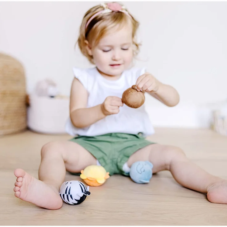 Melissa & Doug Rollables Safari-Freunde Baby- und Kleinkindspielzeug | Entwicklungsspielzeug | Spielzeug mit Tieren für Babys und Kleinkinder | 0+ | Geschenk für Baby-Jungen-Mädchen – Bild 6
