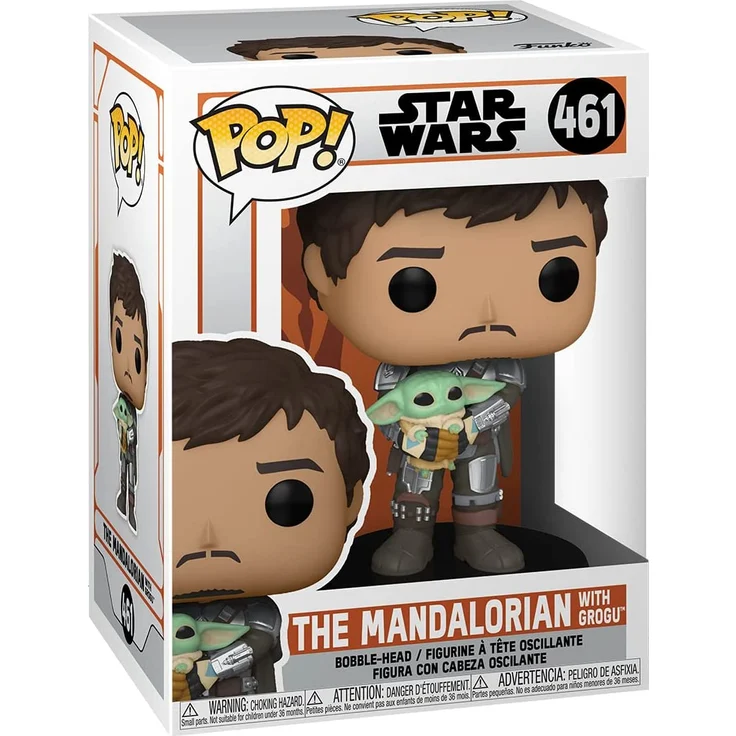 Star Wars The Mandalorian POP! TV Vinyl Figur The Mandalorian & Grogu 9 cm - Preisvergleich – Bild 2