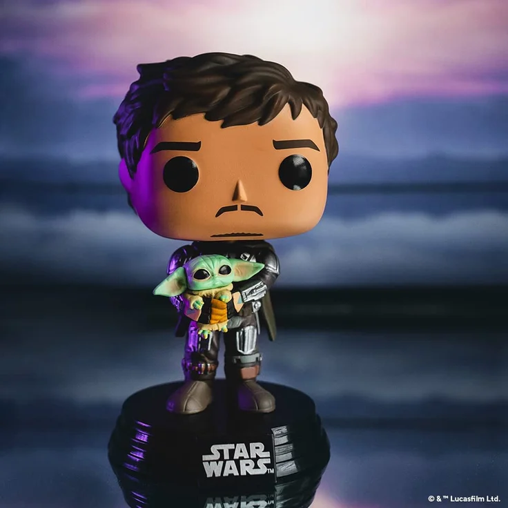 Star Wars The Mandalorian POP! TV Vinyl Figur The Mandalorian & Grogu 9 cm - Preisvergleich – Bild 3