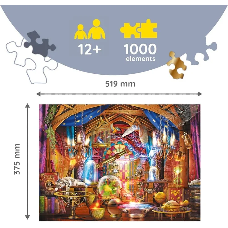 Trefl Wooden puzzle 1000 The magic chamber TREFL – Bild 6