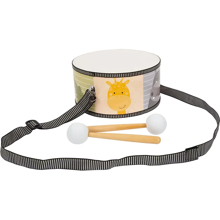 Small foot 11952 - Trommel Bunte Wildnis, Kinder-Musikinstrument, 20x10cm – Bild 3