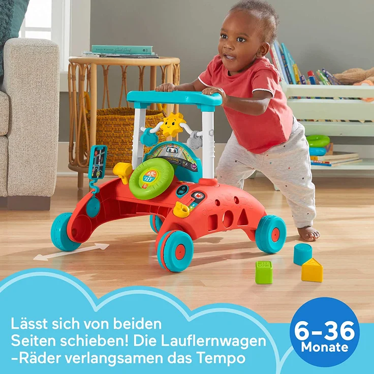 Mattel Fisher-Price 2-Seiten Auto Lauflernwagen – Bild 2