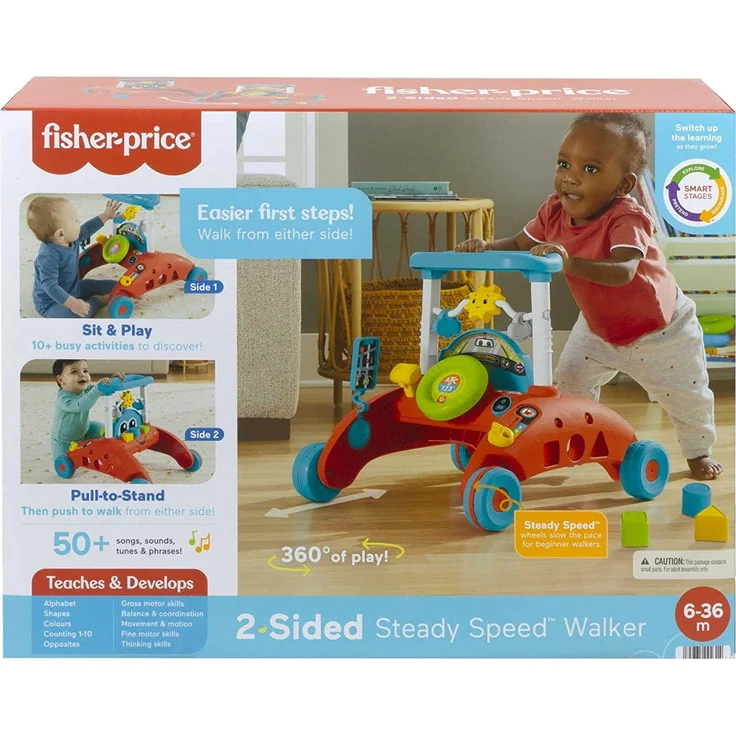 Mattel Fisher-Price 2-Seiten Auto Lauflernwagen – Bild 6