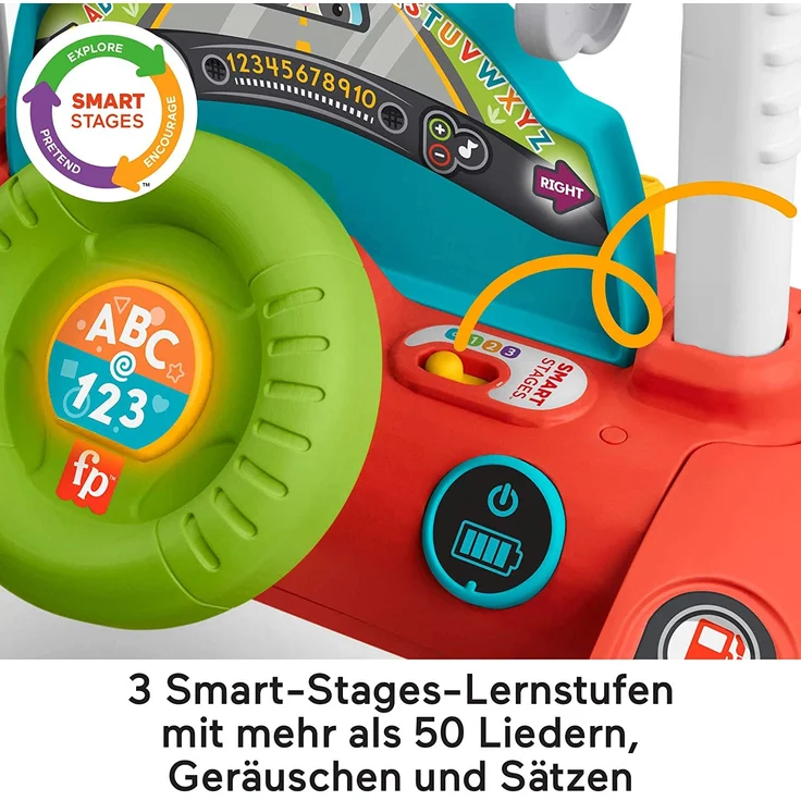 Mattel Fisher-Price 2-Seiten Auto Lauflernwagen – Bild 5