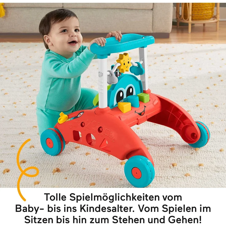 Mattel Fisher-Price 2-Seiten Auto Lauflernwagen – Bild 3