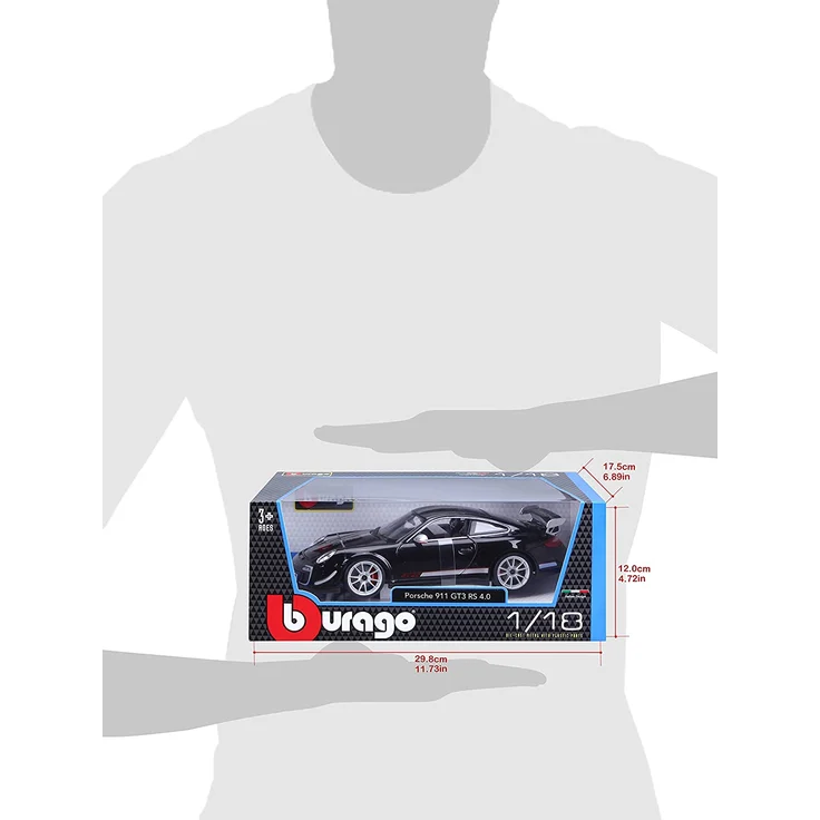 Bburago Porsche 911 GT3 RS 4,0 1:18 Modellauto – Bild 8