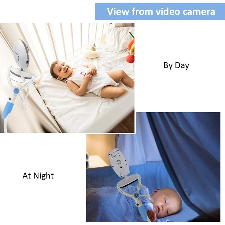 Kamera Halterung, Universal Baby Monitor Halter,Handyhalter, Kompatibel mit den meisten Babyphone (Blau) – Bild 8
