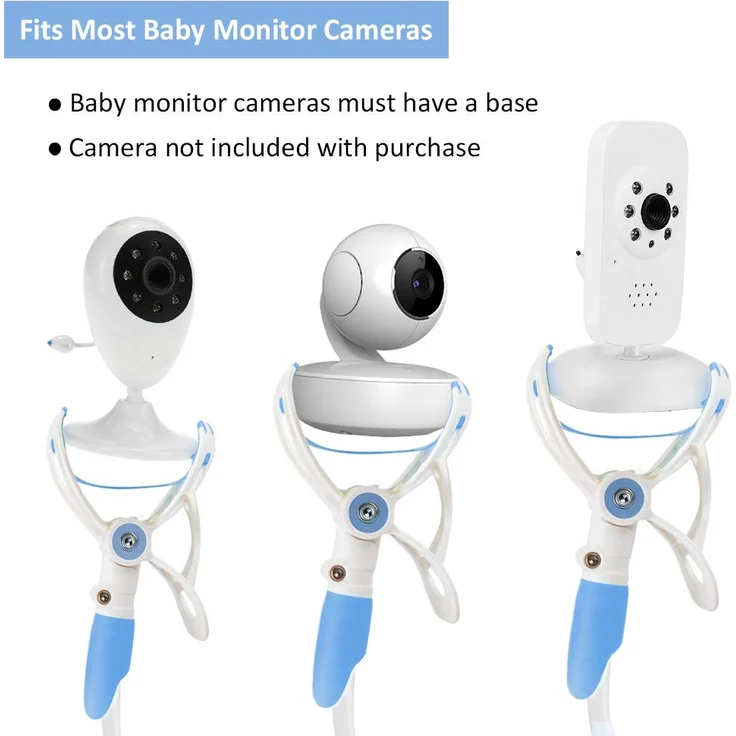 Kamera Halterung, Universal Baby Monitor Halter,Handyhalter, Kompatibel mit den meisten Babyphone (Blau) – Bild 3