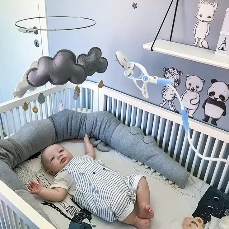 Kamera Halterung, Universal Baby Monitor Halter,Handyhalter, Kompatibel mit den meisten Babyphone (Blau) – Bild 2