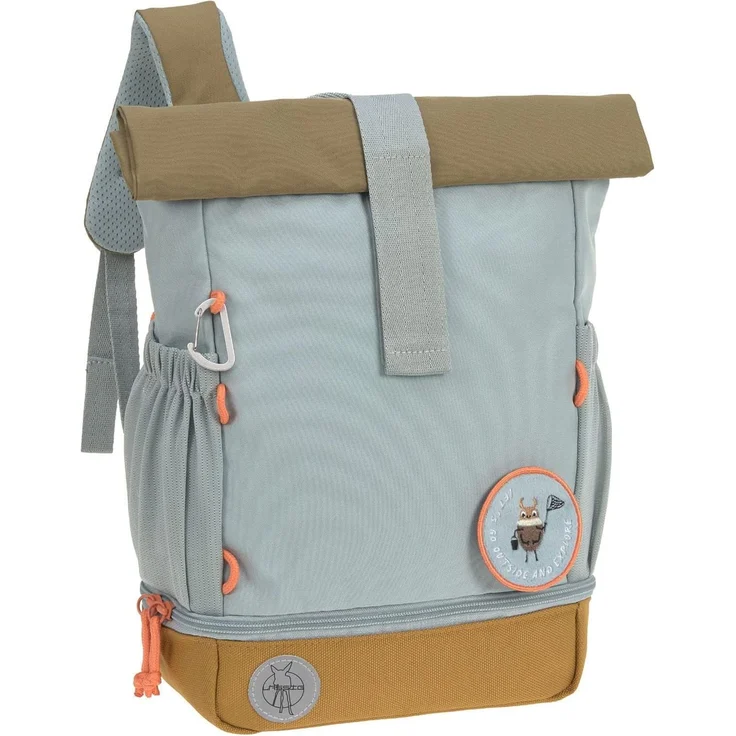 Lässig Kindergartenrucksack Rolltop - Nature, Nature light blue – Bild 2