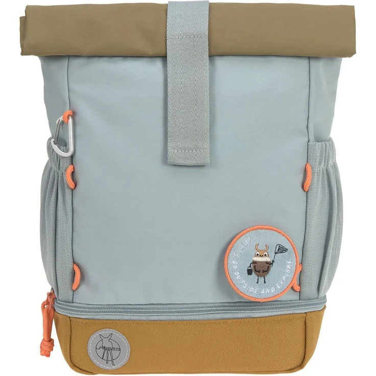 Lässig Kindergartenrucksack Rolltop - Nature, Nature light blue – Bild 1