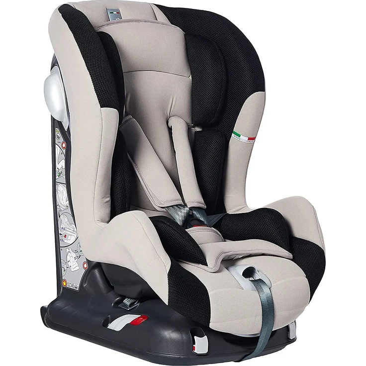 Kindersitz Viaggiosicuro Isofix (9-18 kg) : Creme / Schwarz – Bild 1
