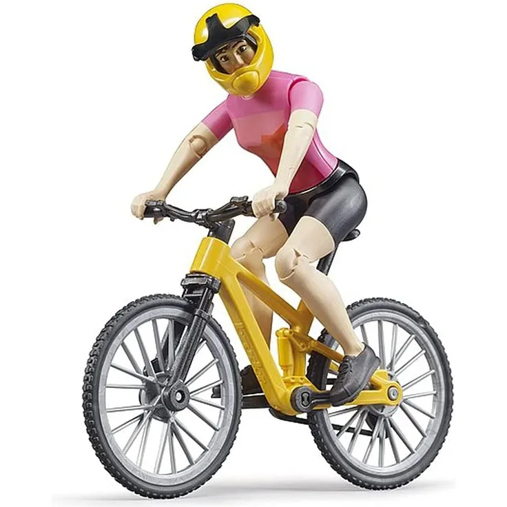 Bruder 63111 - Bworld Mountainbike mit Radfahrerin