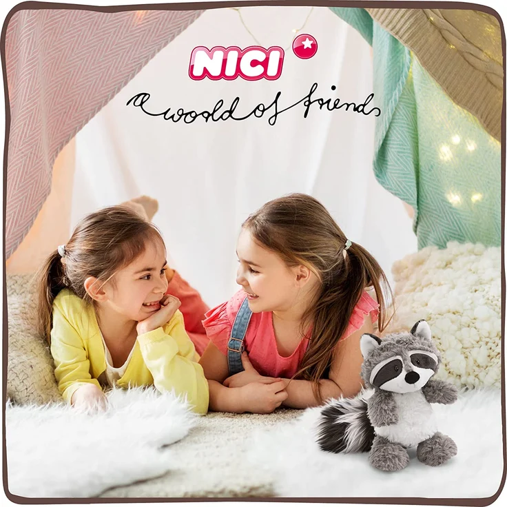 Kuscheltier Waschbär 25cm – Bild 6