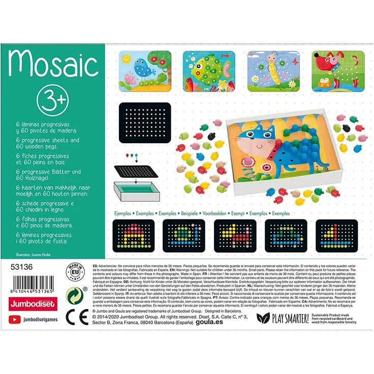 Mosaik Holz 66 Stück – Bild 5