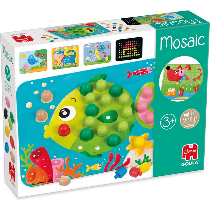 Mosaik Holz 66 Stück – Bild 1