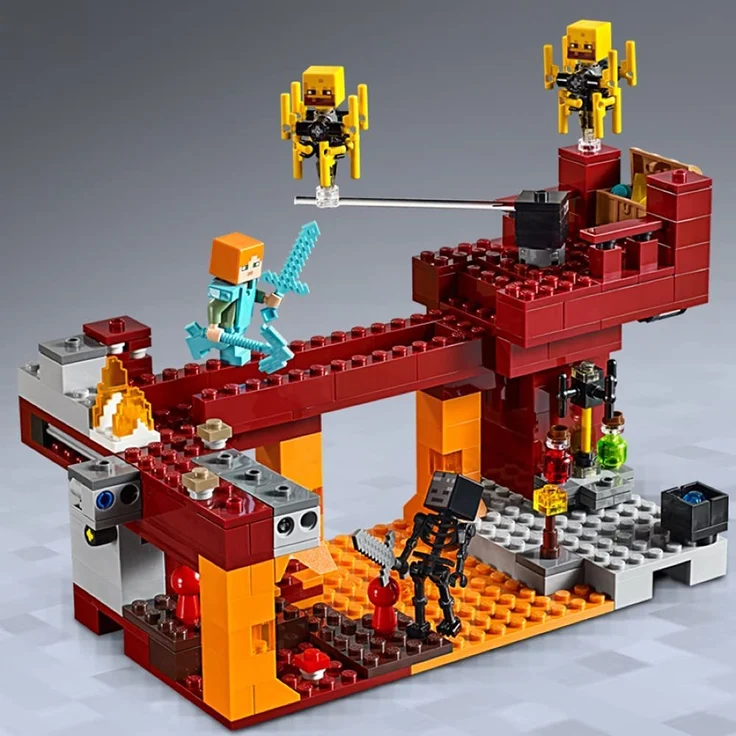 LEGO 21154 Minecraft - Die Brücke mit Minifiguren – Bild 9