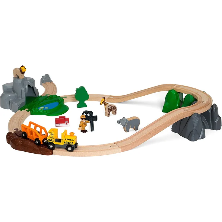 BRIO Bahn 33960 - Großes Bahn Safari Set – Bild 20