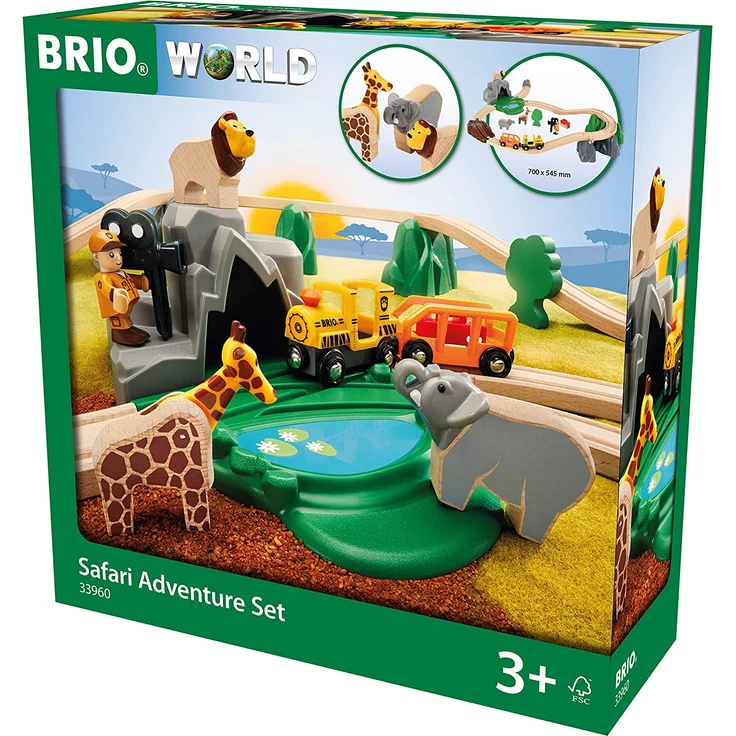 BRIO Bahn 33960 - Großes Bahn Safari Set – Bild 10