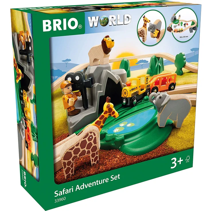 BRIO Bahn 33960 - Großes Bahn Safari Set – Bild 9