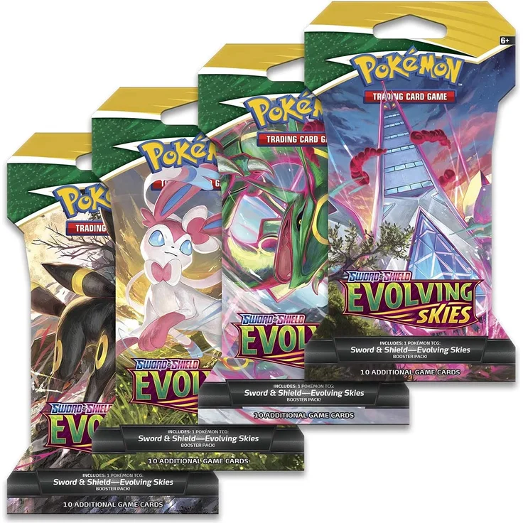 Pokemon 1x Sleeved Booster - Schwert und Schild - Drachenwandel - Deutsche Karten – Bild 5