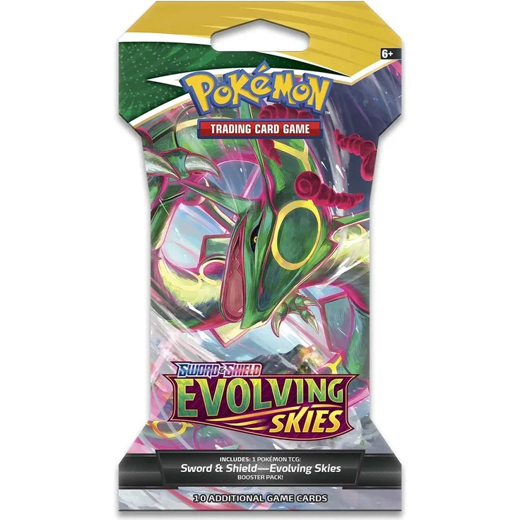 Pokemon 1x Sleeved Booster - Schwert und Schild - Drachenwandel - Deutsche Karten – Bild 1