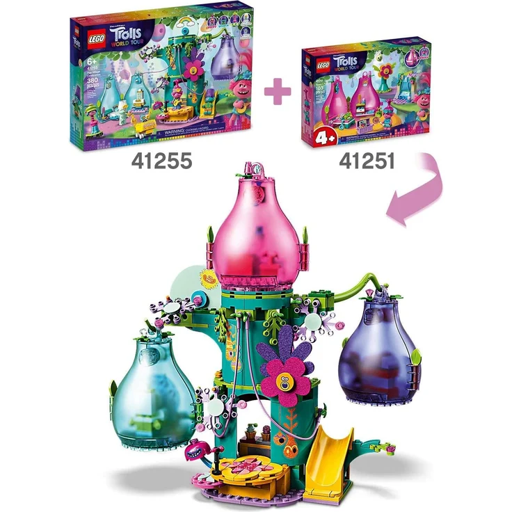 LEGO 41255 Trolls World Tour Party in Pop City Baumhaus – Bild 7