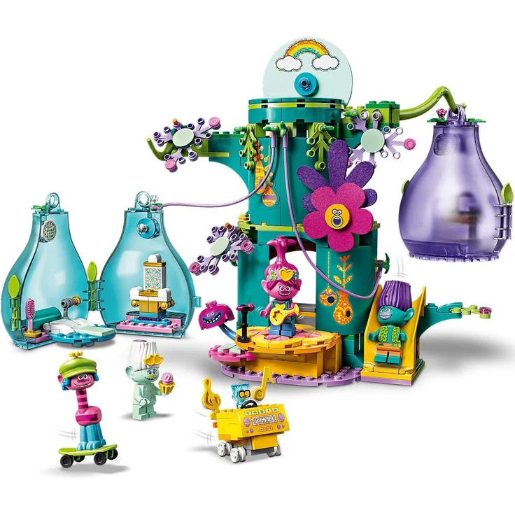 LEGO 41255 Trolls World Tour Party in Pop City Baumhaus – Bild 2