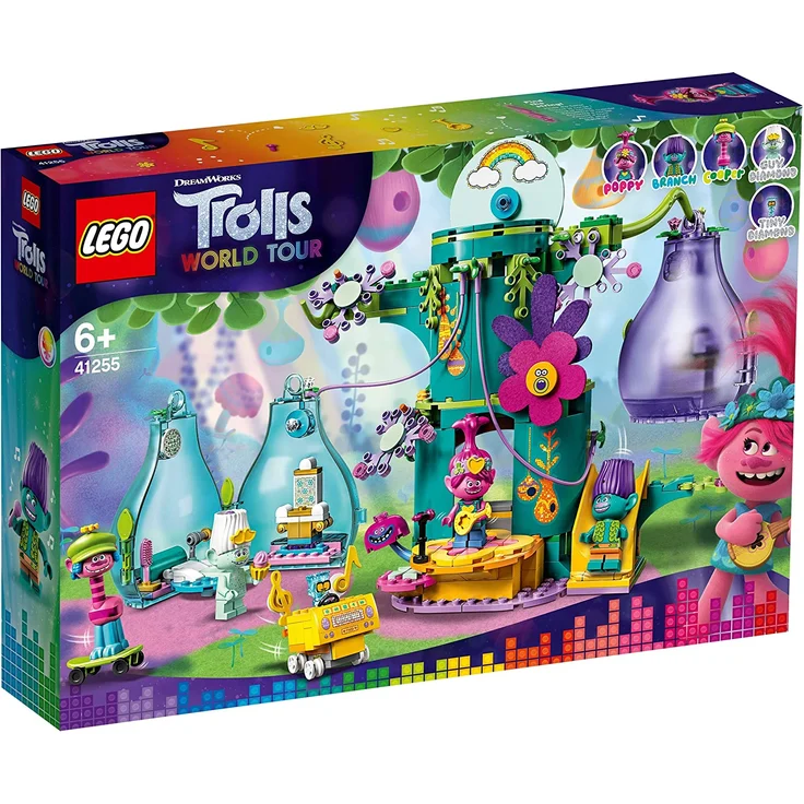 LEGO 41255 Trolls World Tour Party in Pop City Baumhaus – Bild 9