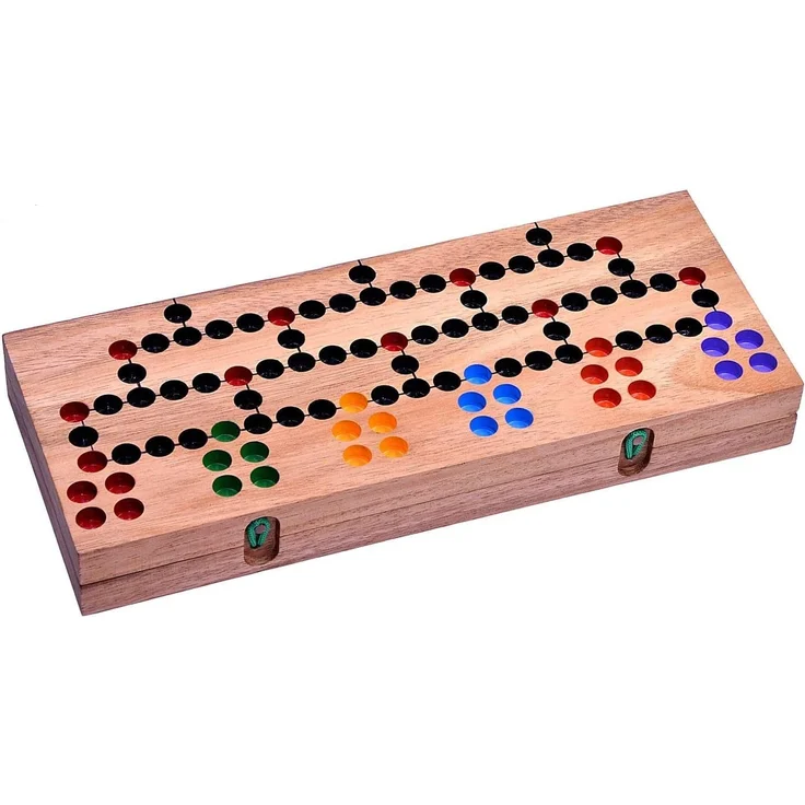 Blockade für 2 bis 6 Spieler - Spielfeld 26 x 33 cm zusammenklappbar – Bild 2