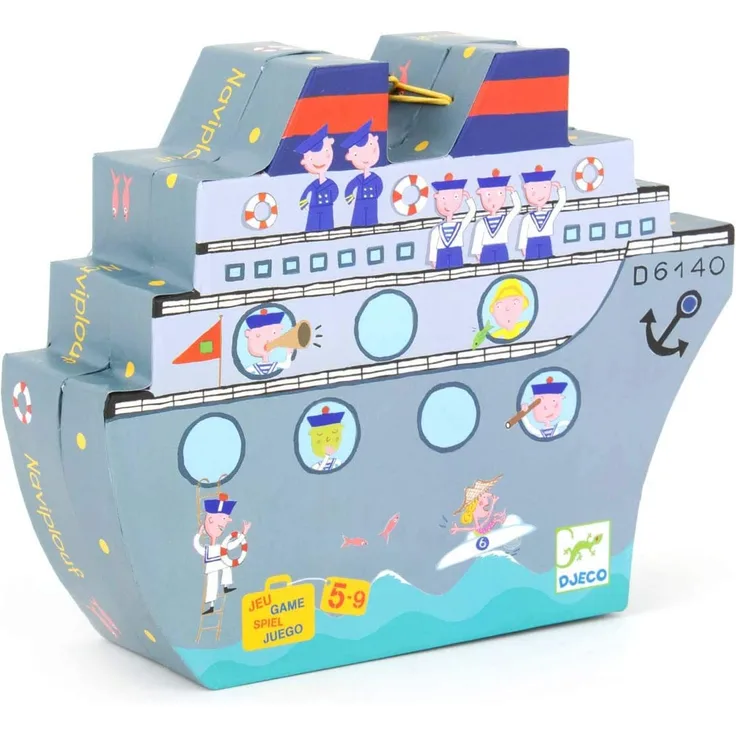 Djeco Kinderspiel Schiffe versenken