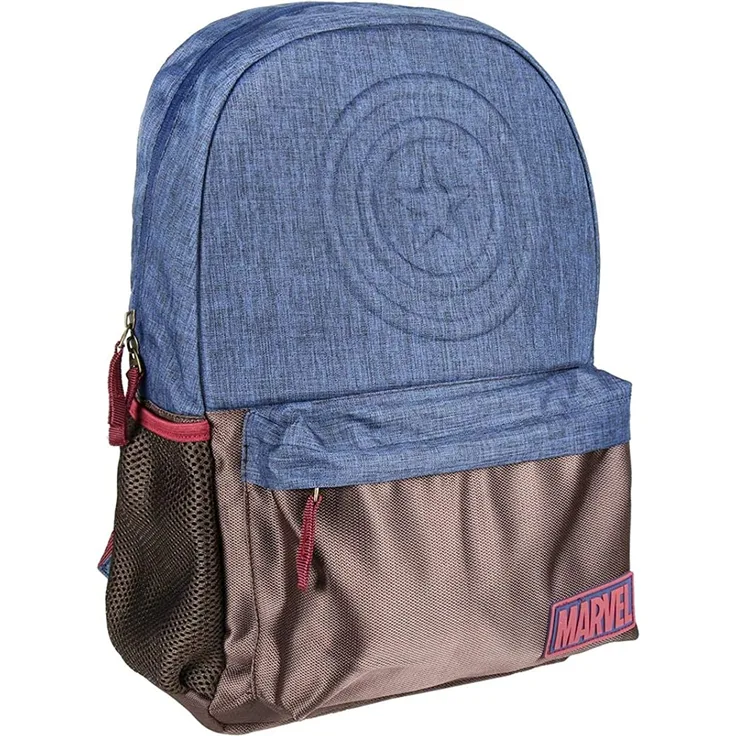 Artesania Cerda Schulrucksack Avengers - Motiv: Captain America, 44 cm - Farbe: bunt