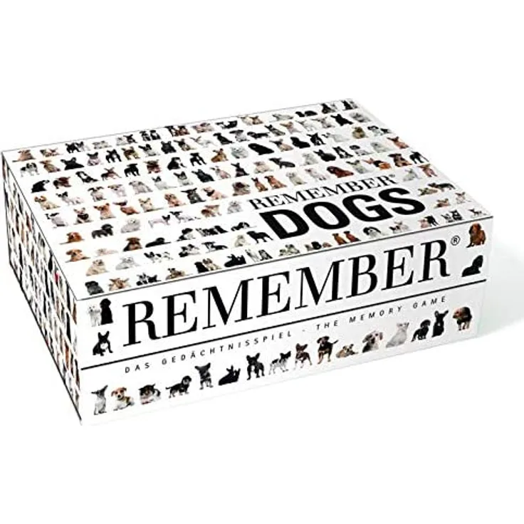 Remember Memory Gedächtnisspiel Hunde – 44 Bildpaare für Hundefreunde (88 Karten)