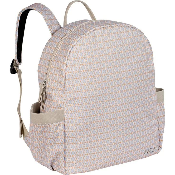 MARV by LÄSSIG Baby Wickelrucksack Babytasche Kliniktasche Stylischer Rucksack Mama inkl. Wickelzubehör/Backpack, beige