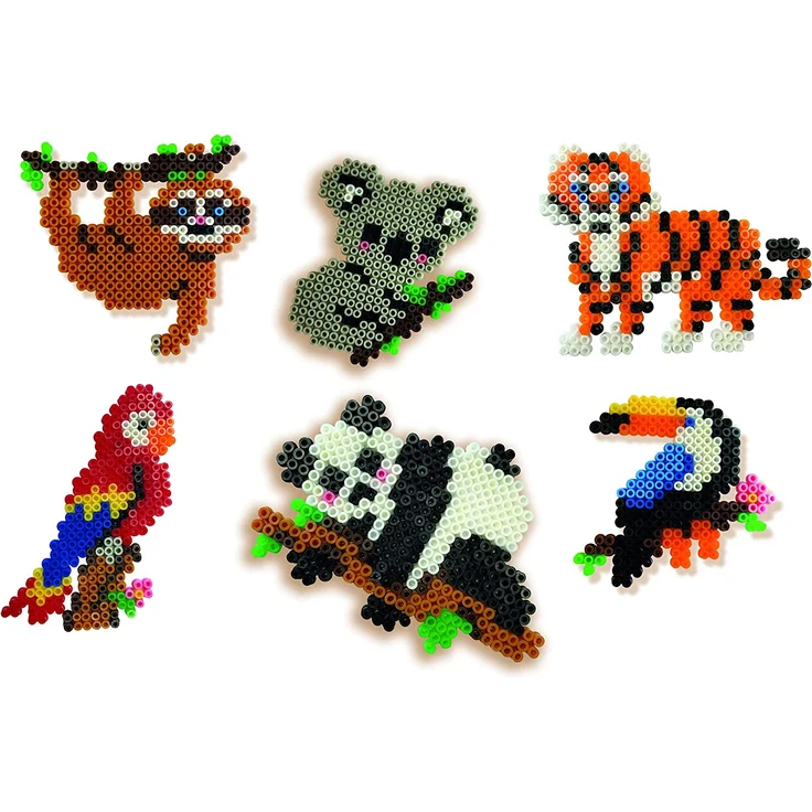 SES Creative - Bügelperlenset Dschungeltiere – Bild 3