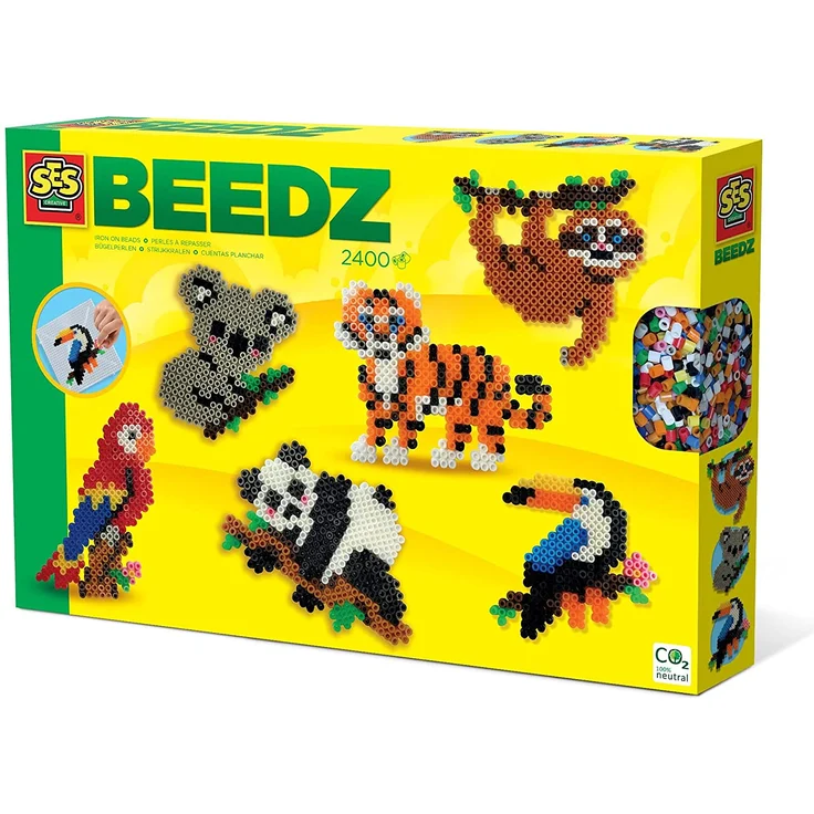 SES Creative - Bügelperlenset Dschungeltiere – Bild 2